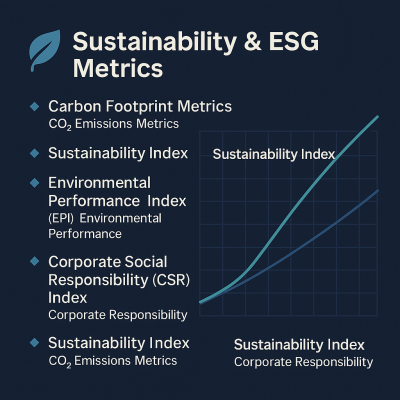 ESG, βιωσιμότητα, Carbon Footprint, Environmental Performance, CSR Index, Sustainability Metrics